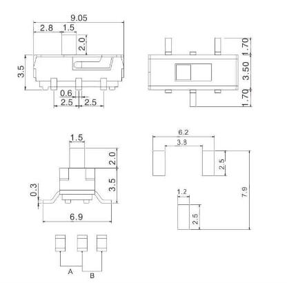 MSK-04E撥動開關(guān)