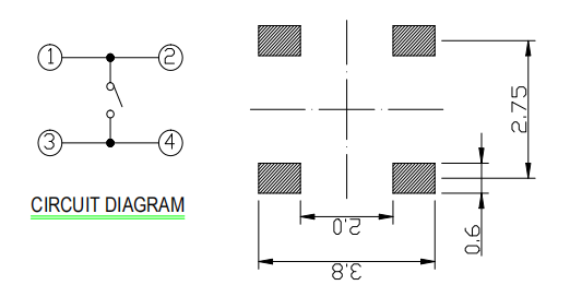 輕觸開(kāi)關(guān)接線(xiàn)